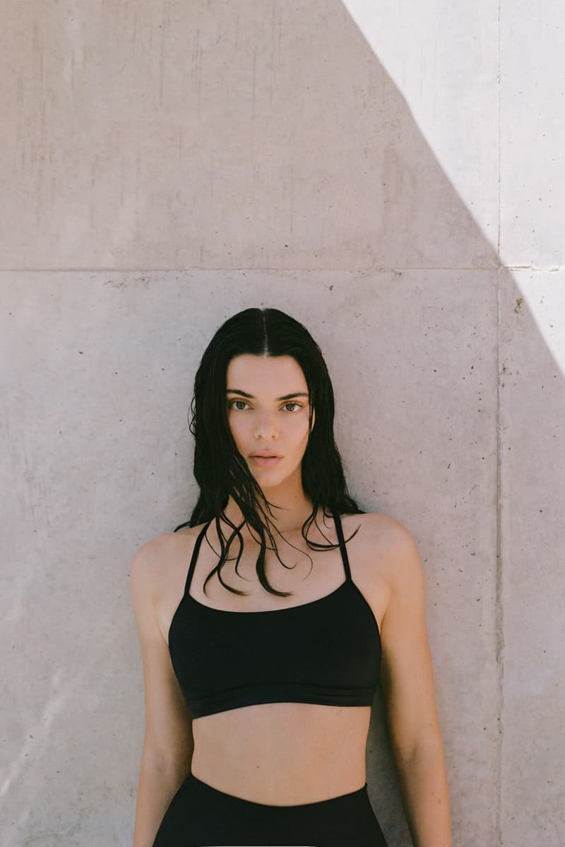kendall jenner, alo, sports bra, bike shorts, horse, yoga, exercise, model, body