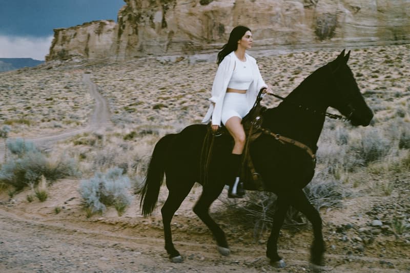 kendall jenner, alo, sports bra, bike shorts, horse, yoga, exercise, model, body