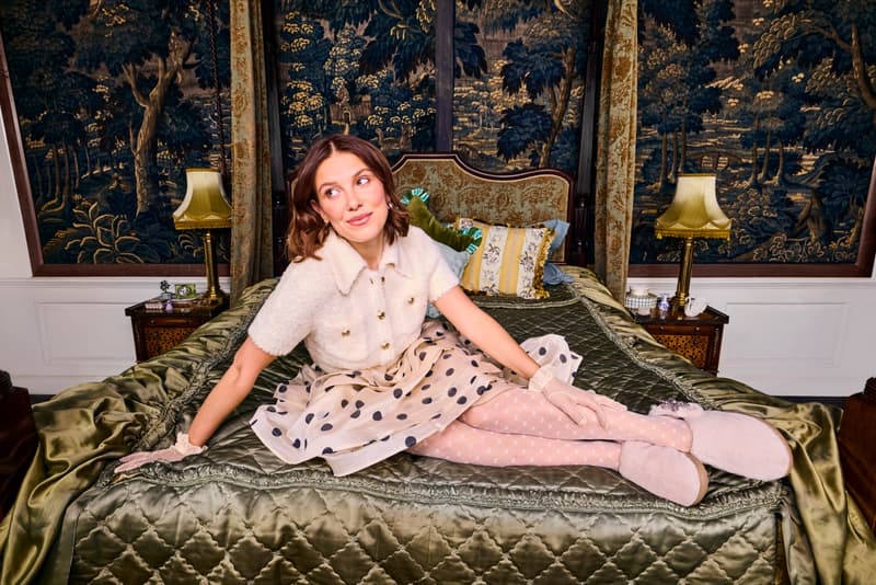 millie bobby brown, crocs, clogs, fur slippers, mules, garden, 