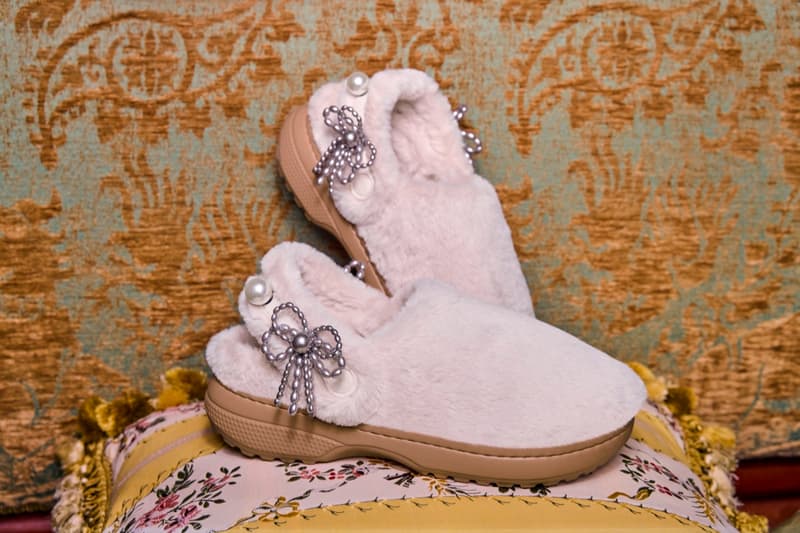 millie bobby brown, crocs, clogs, fur slippers, mules, garden, 