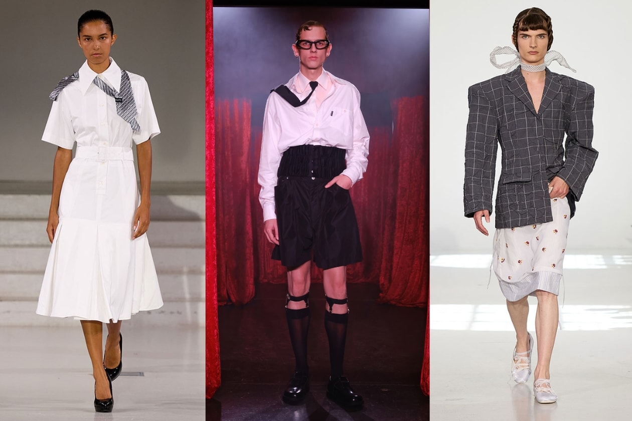 copenhagen, runways, flip flops, 3d printed, ties, naked body, milan, clashing colors, versace, fendi, prada