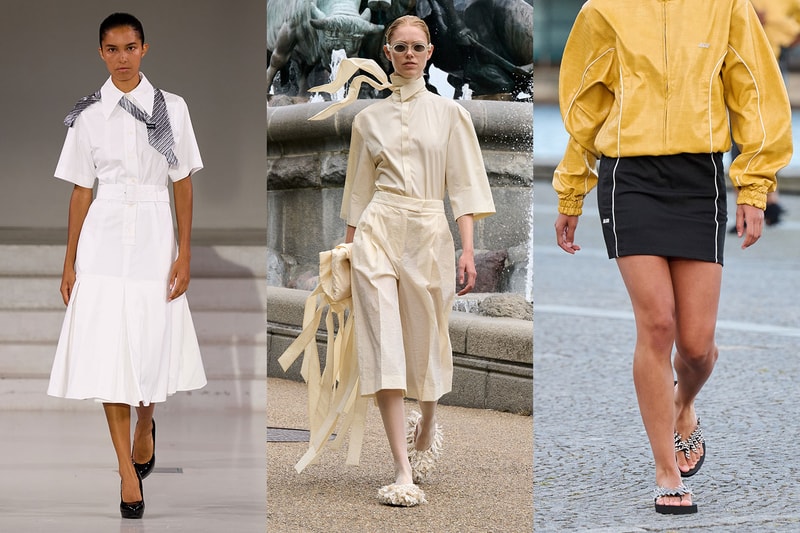 copenhagen, runways, flip flops, 3d printed, ties, naked body, milan, clashing colors, versace, fendi, prada