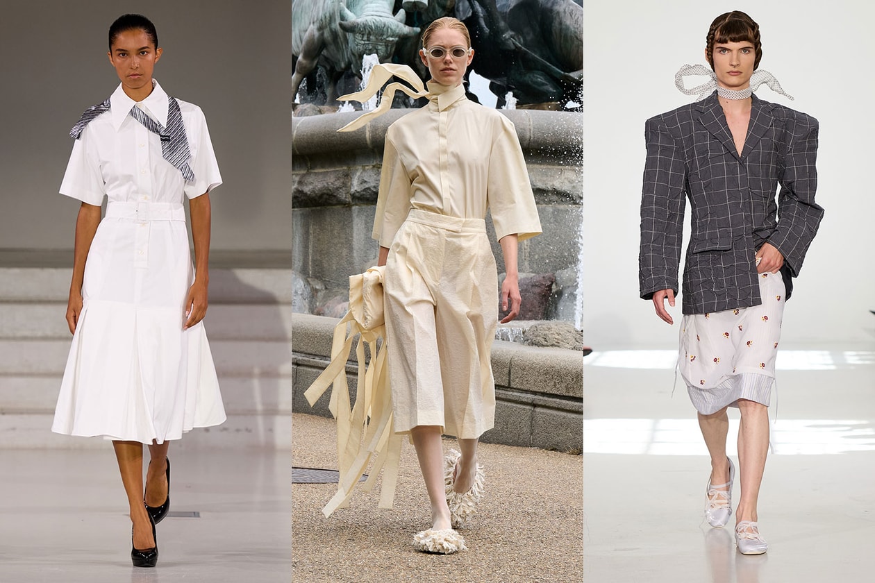 Copenhagen 天橋、3D 列印人字拖、飄浮領帶、模特兒等