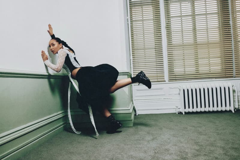 griff, asics, sneakers, girl, music artist, blue carpet, dresses, movement