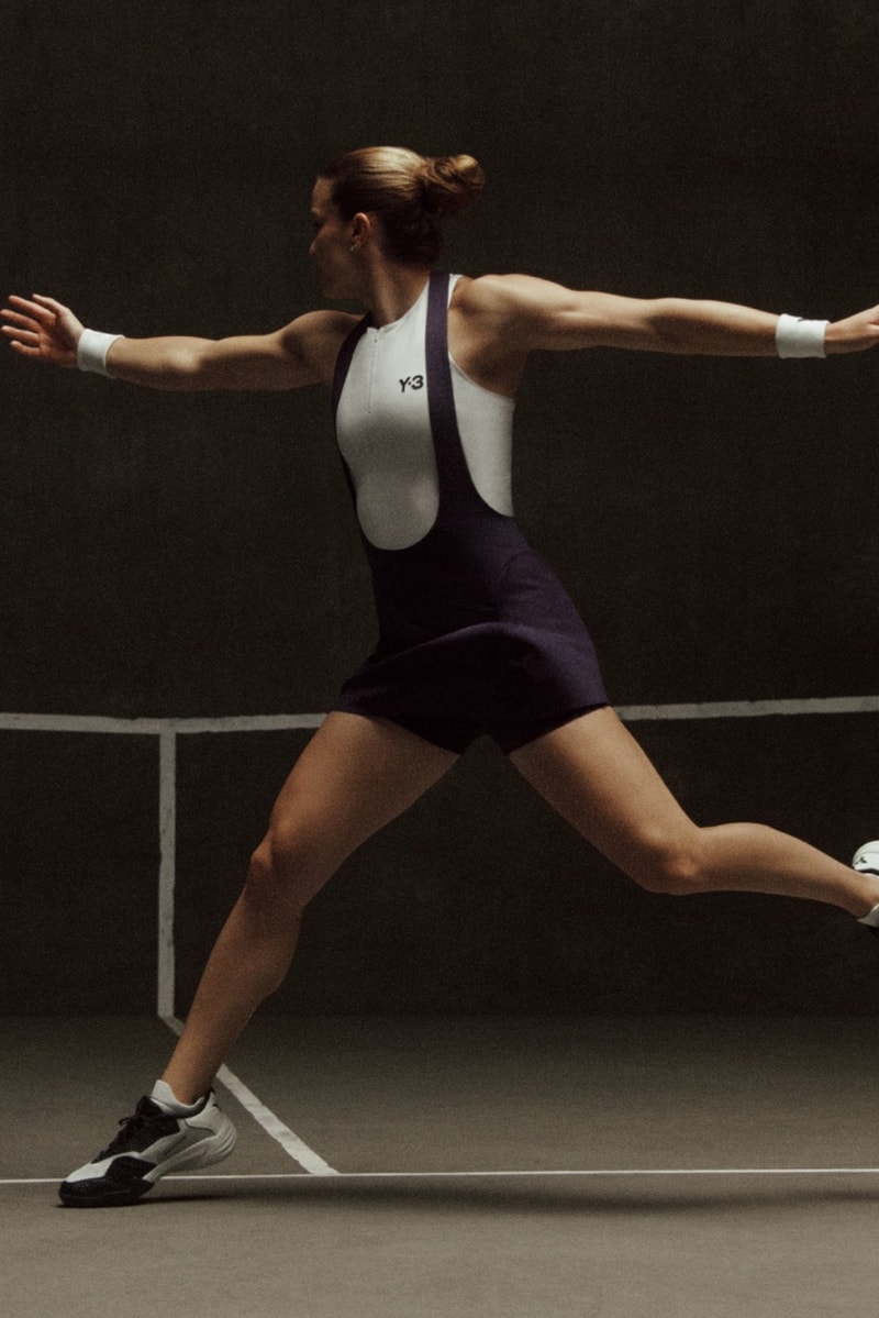 y-3, adidas, tennis, sports, court, dresses, unitard, sweatbands, wristbands, 
