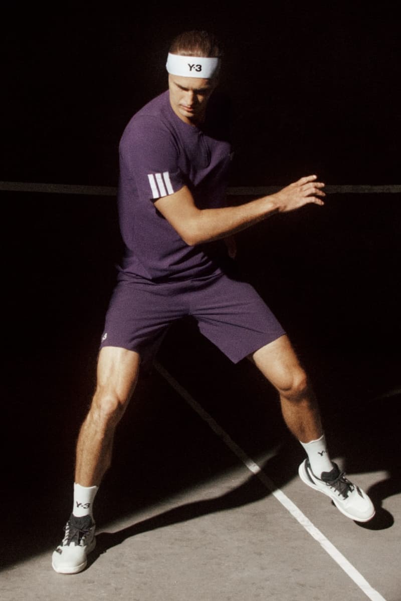 y-3, adidas, tennis, sports, court, dresses, unitard, sweatbands, wristbands, 