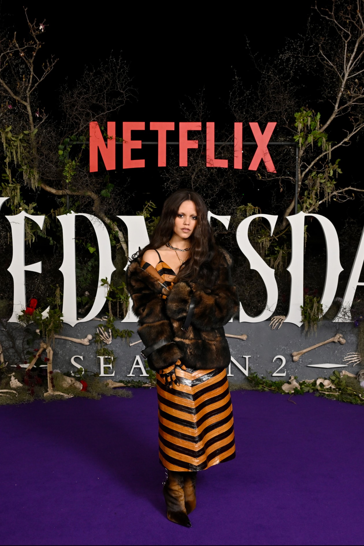 jenna ortega, wednesday press tour, simone rocha, vivienne westwood