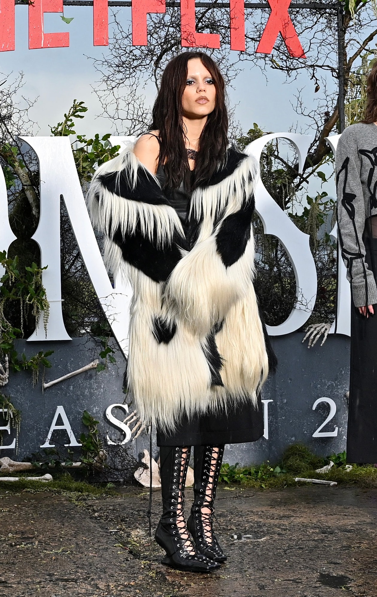 jenna ortega, wednesday press tour, simone rocha, vivienne westwood