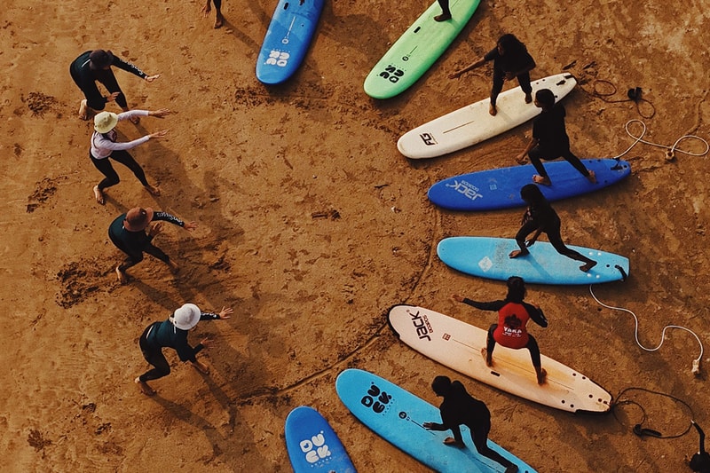sea sisters, indonesia, surfing school, women, south asian, brown women 