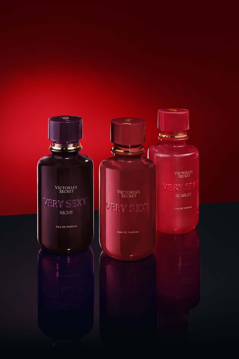 Victoria's Secret, Very Sexy Fragrance Collection, Night, Scarlet, Lingerie, Perfumes, Legs, Fragrance