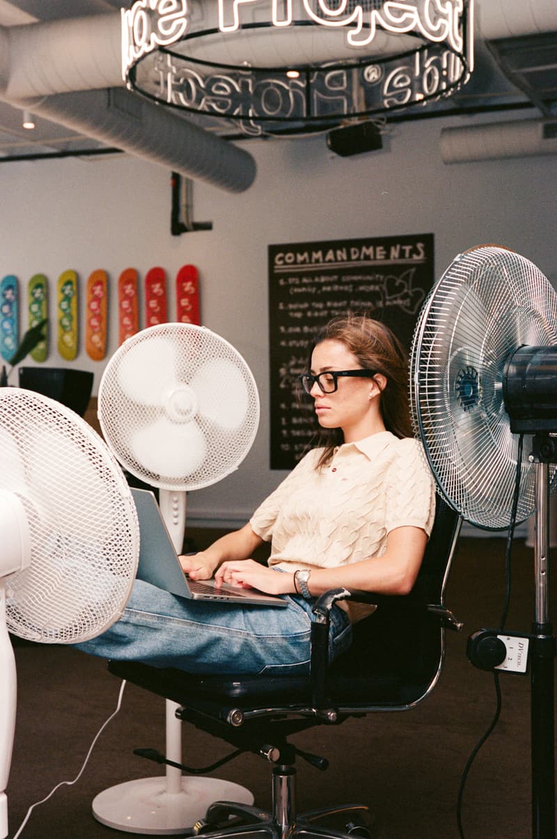 nude project, workwear, girl, office, fans