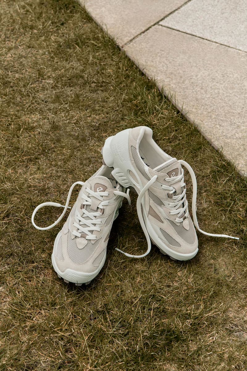 ecco chloe sevigny natacha ramsay-levi walking shoes sneakers autumn winter 2025 aw25 fall release drop biom technology performance ready tech-driven sneakerina lace up criss cross trendy viral