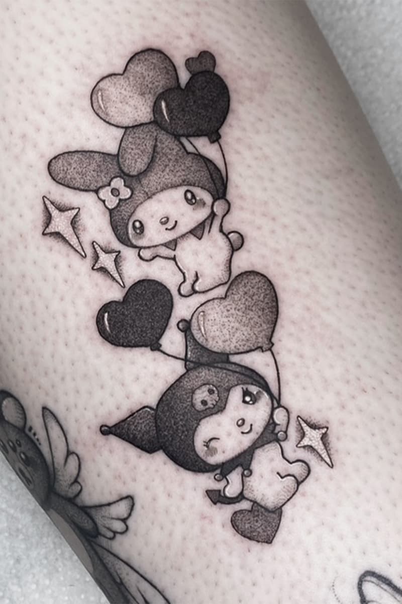 Kawaii, Tattoos, TikTok Trends, Cute Art, Sanrio, Hello Kitty, My Melody, Cinnamoroll, Rilakkuma