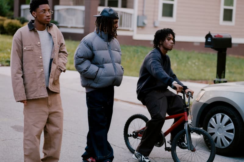 carhartt wip fall winter 2025 campaign lookbook Daniel Derro Regan Ben Dorado atlanta workwear video OG Michigan jacket chore jacket fleeces 