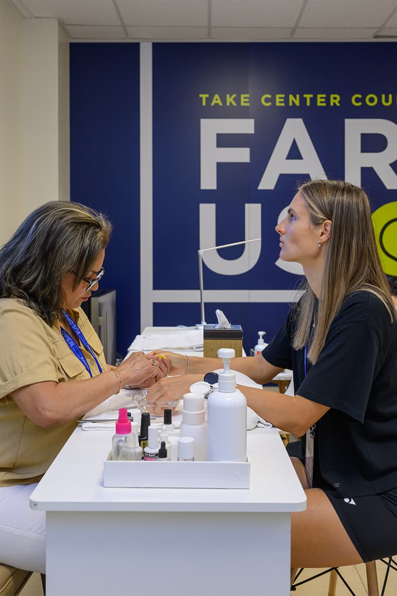 Julien Farel Salon, US Open, Coco Gauff, Hair, Nails, Tennis