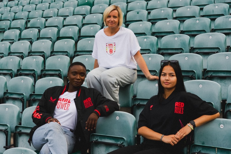 Rugby, Red Roses, The Spice Girls, Sports kit, models, jackets,