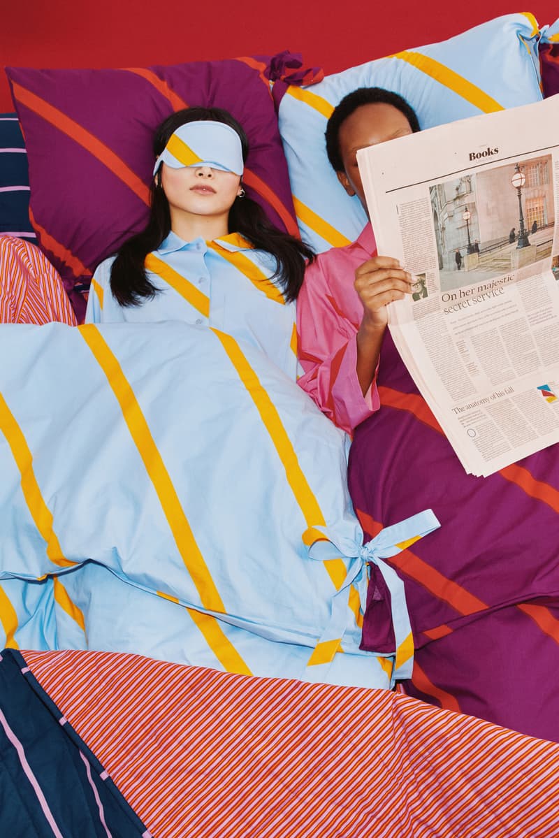 Marimekko, Laila Gohar, Collaborations, Milan Design Week, Bedroom, Homeware, Bedding, Pajamas, eye mask
