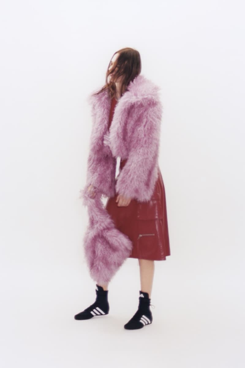 jakke, faux fur coats, mongolian coat, faux leather, red furry jacket, bodycon dress