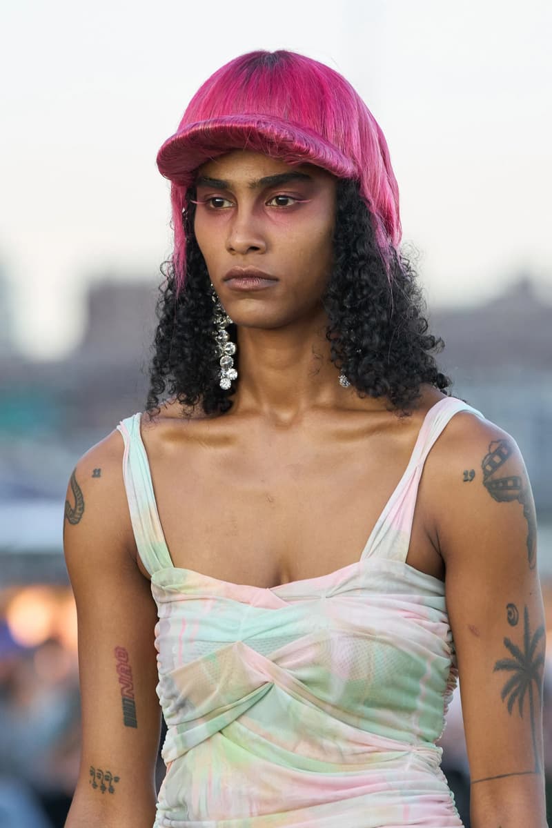 Isamaya Ffrench, Collina Strada SS26, Hillary Taymour, Lashify, NYFW, New York Fashion Week, Makeup, Runway Beauty