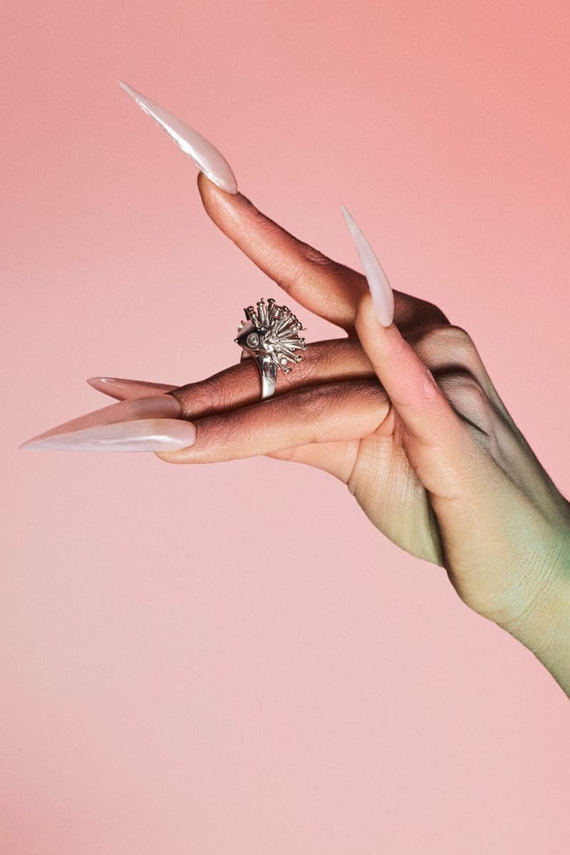 collina strada, tsunaina, jewelry collection, rings, sharp nails, model, necklaces, earrings