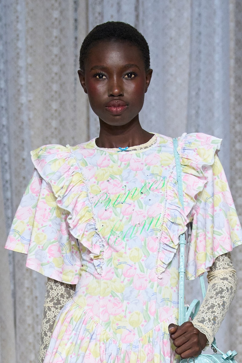 Sandy Liang, SS26, New York Fashion Week, Runway Beauty, Charlie Riddle, Stila Cosmetics, Beauty of Joseon, Makeup, Skincare, Clean Girl