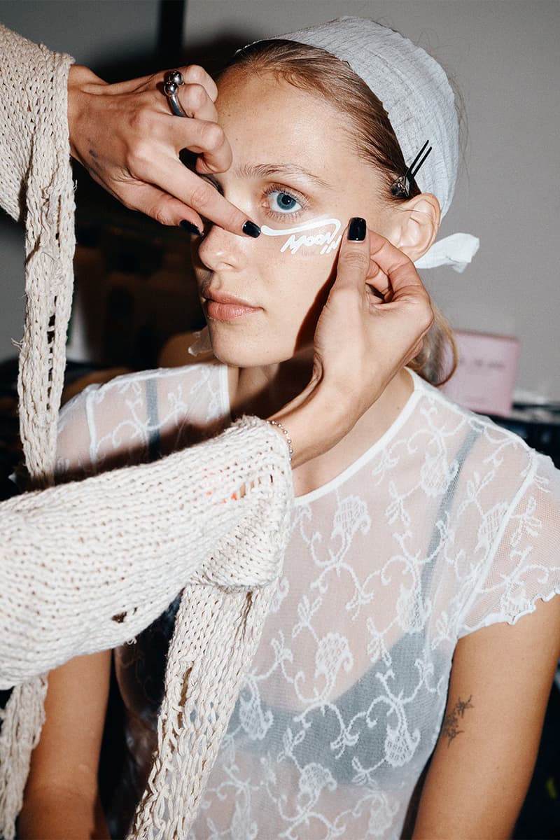 Dieux, Eckhaus Latta SS26, NYFW, New York Fashion Week, Forever Eye Mask, Skincare, Runway Beauty, Interview, Charlotte Palermino, Joyce de Lemos