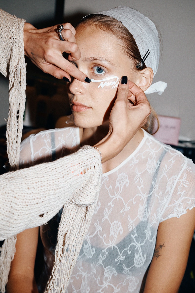 Dieux, Eckhaus Latta SS26, NYFW, New York Fashion Week, Forever Eye Mask, Skincare, Runway Beauty, Interview, Charlotte Palermino, Joyce de Lemos