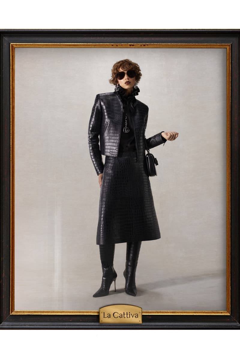 demna, gucci, characters, campaign, trench coats, leather jackets, bags, gg monogram