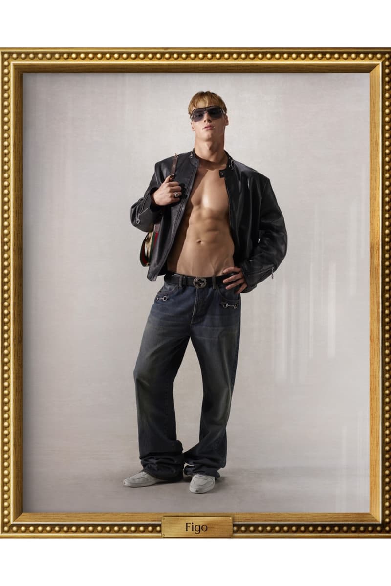 demna, gucci, characters, campaign, trench coats, leather jackets, bags, gg monogram