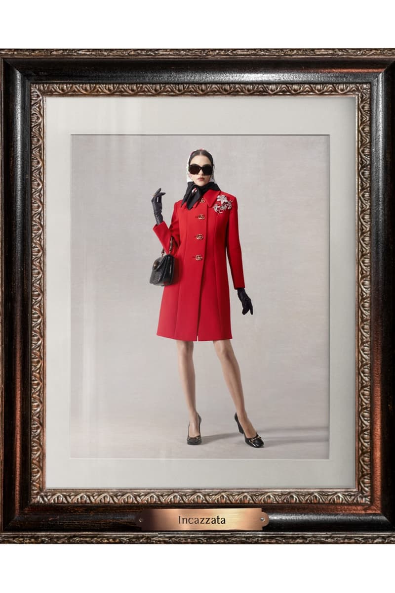 demna, gucci, characters, campaign, trench coats, leather jackets, bags, gg monogram