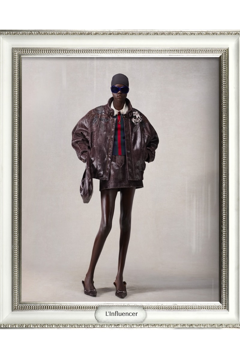 demna, gucci, characters, campaign, trench coats, leather jackets, bags, gg monogram