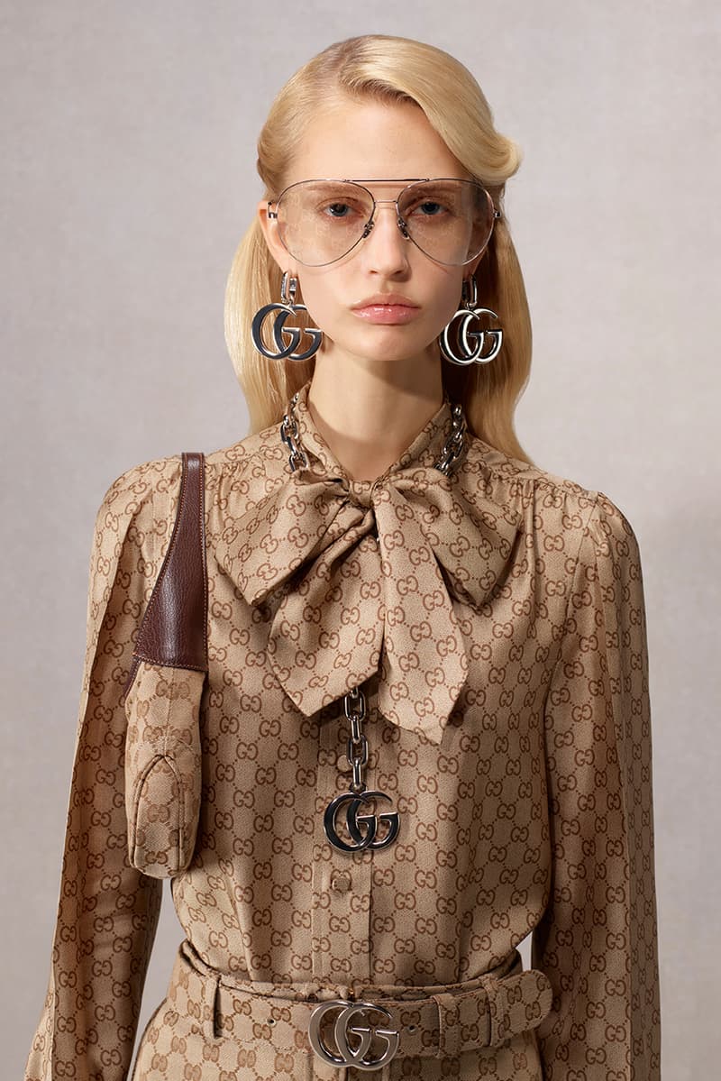 demna, gucci, characters, campaign, trench coats, leather jackets, bags, gg monogram