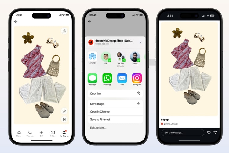 Depop's New "Outfits" Feature Lets You Style Before You Buy