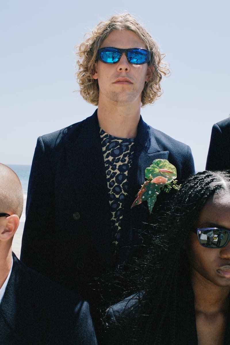 wales bonner, stussy, los angeles, blazers, suits, shirts, beach, leopard print