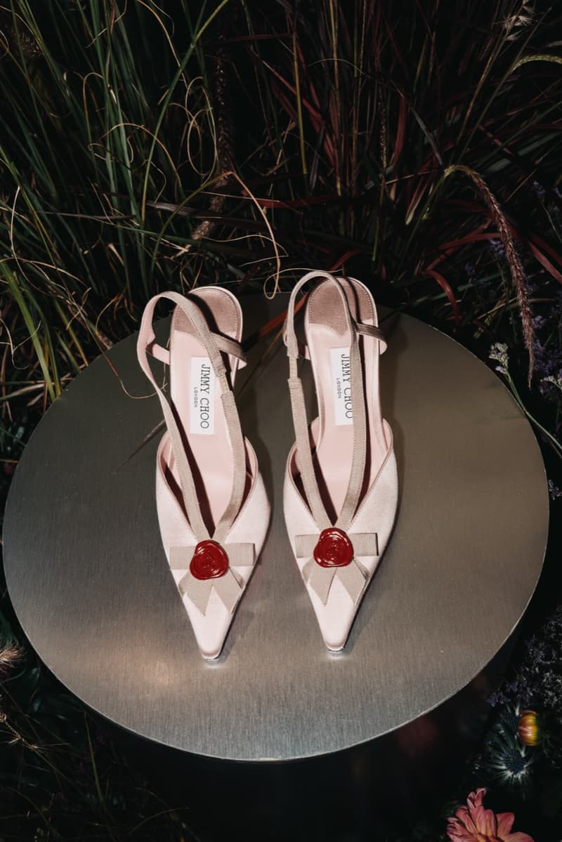 jimmy choo, spring collection, milan fashion week, pink lace ballet sneakers, scarlett pumps