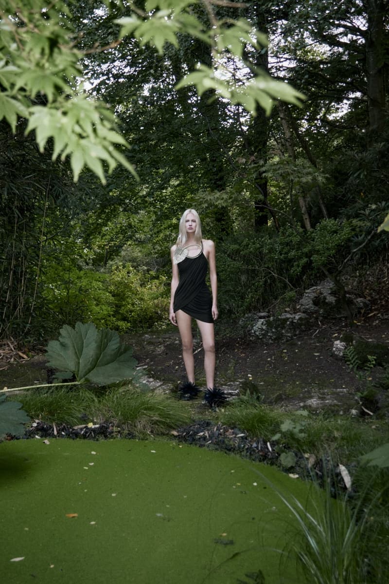 david koma, spring summer, lookbook, bright colours, dresses, women, bodies, nature, sheer dress, lace, bras