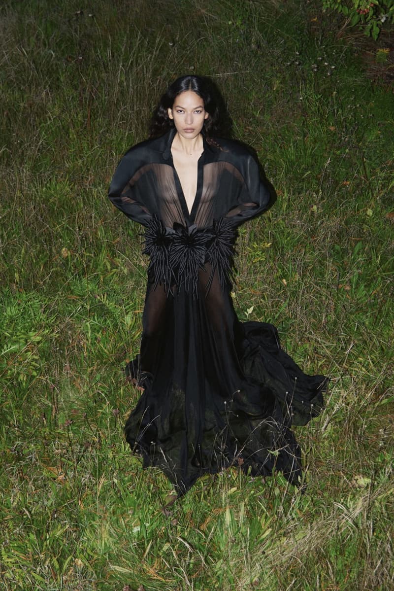 david koma, spring summer, lookbook, bright colours, dresses, women, bodies, nature, sheer dress, lace, bras