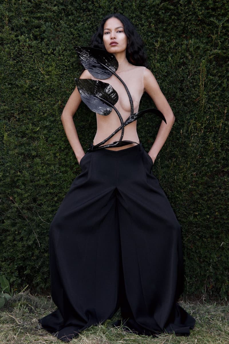 david koma, spring summer, lookbook, bright colours, dresses, women, bodies, nature, sheer dress, lace, bras