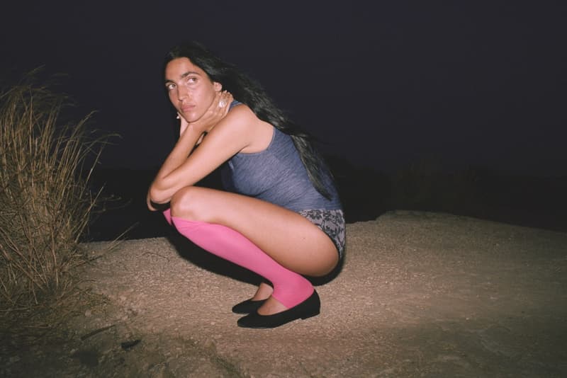 fruity booty, tights, girls, layered tank tops, pink pilates socks, 