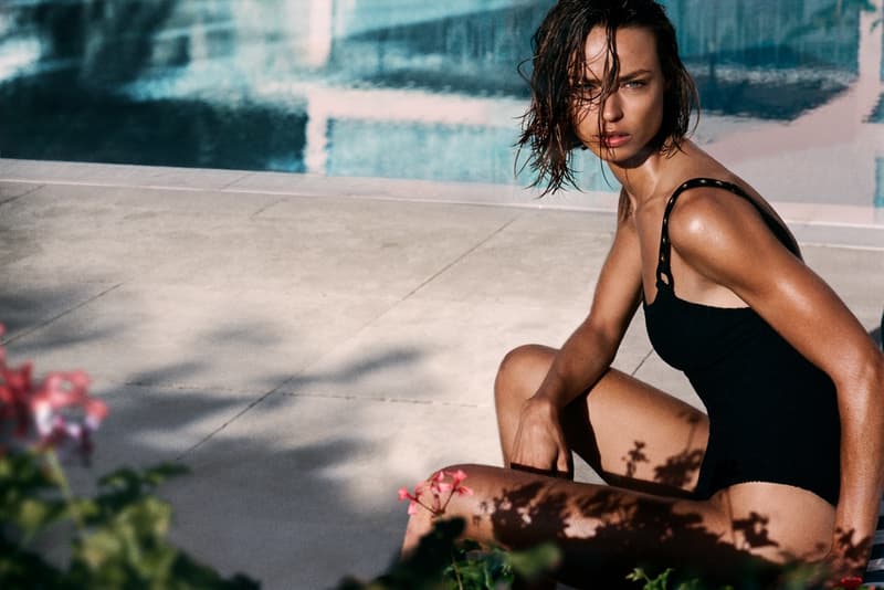 hunza g, resort collection, la piscine, swimwear, bikini, woman, swimming pool, 