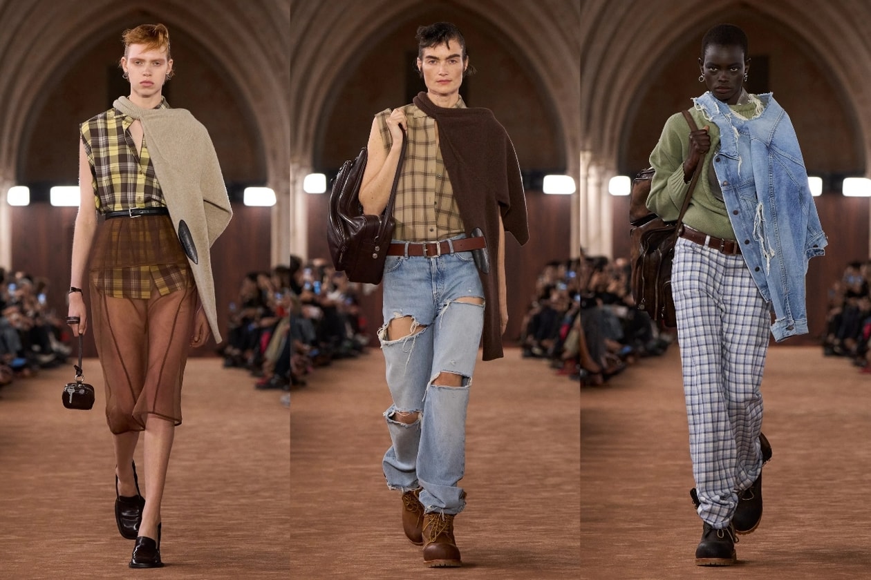 models, milan, paris, runway, bras, sheer tops, half dressed, jumpers, asymmetric