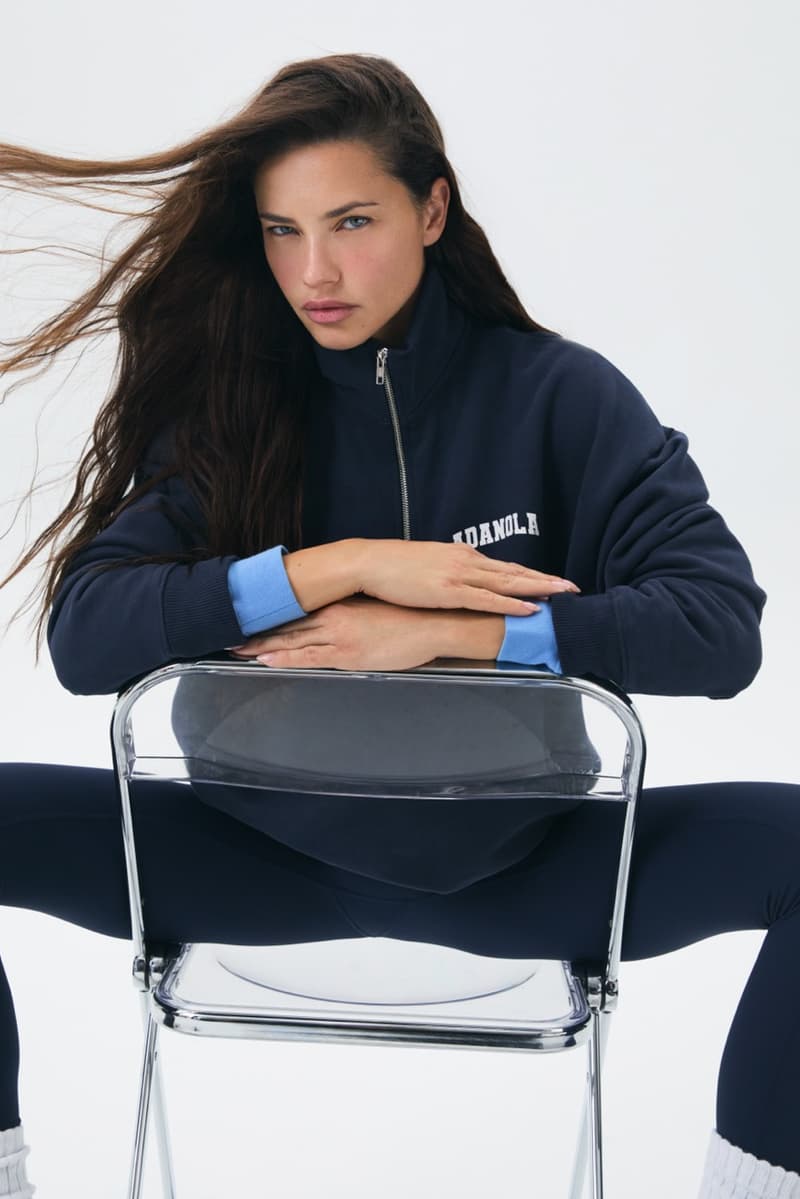 adanola, adriana lima, supermodel, tracksuit, track pants, athleisure, loungewear