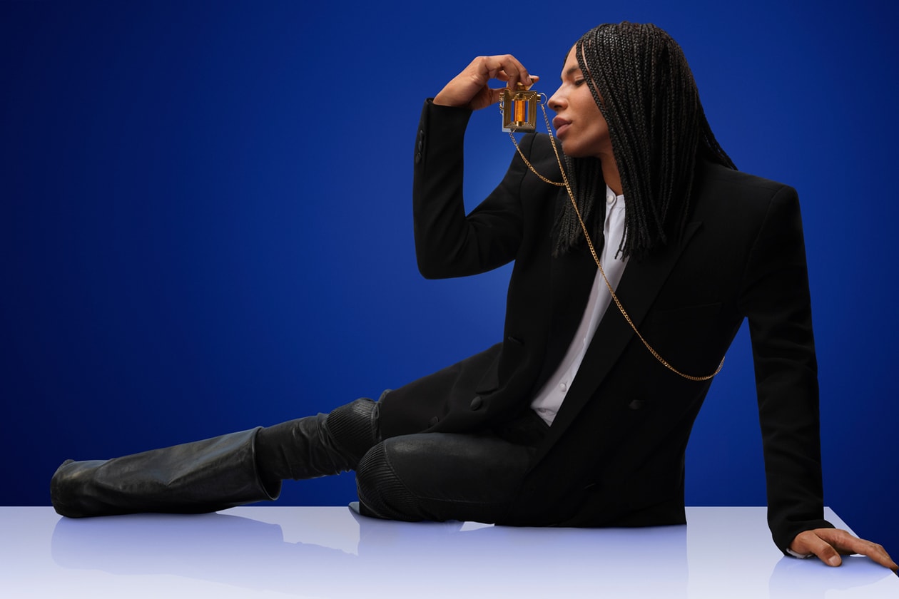 johnnie walker harrods vault boutique olivier rousteing couture blend flask gold pop up shop whisky tasting London collaboration