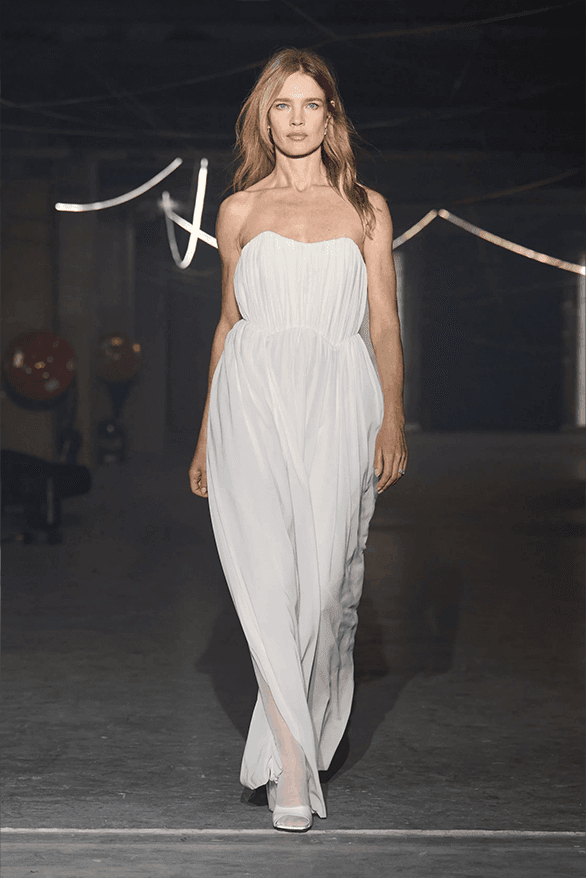 VETEMENTS, paris runway, models, body, open back dresses