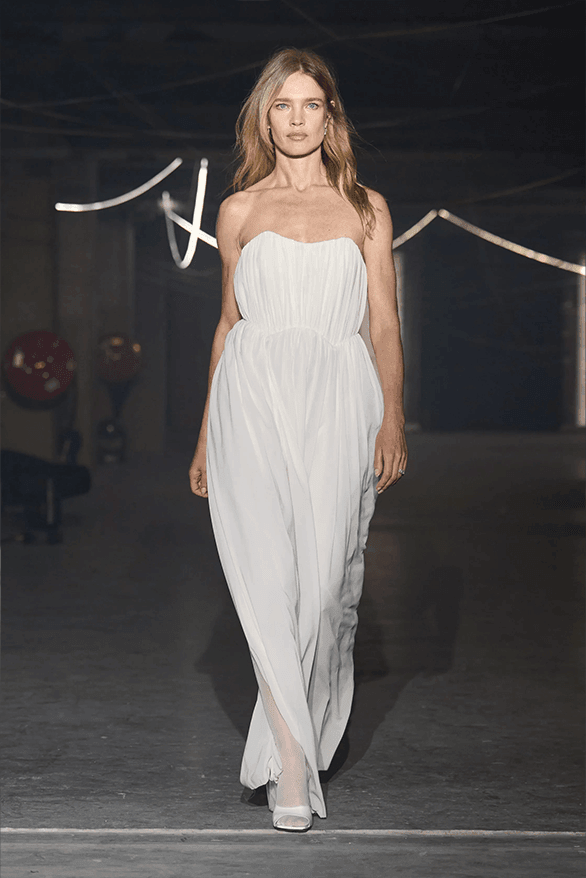 open dress fashion show At New York Fashion Week, designers were divided between spectacle and realism