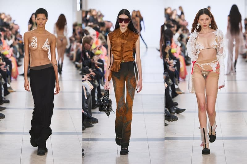 Ottolinger, Fashion, Catwalk, Runway, models, fashion show, clothes, mesh