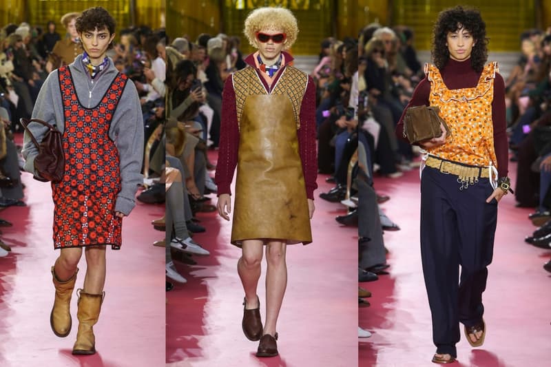 miu miu, paris, runway, cortisa star, towa bird, aprons, workwear