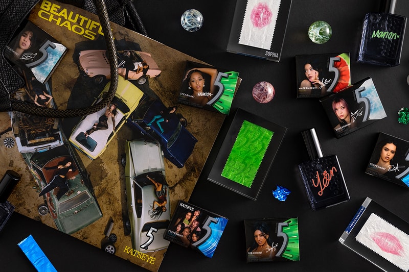 KATSEYE, 5 Gum, Collaboration, Breath Body Spray, Lara Raj, Manon Bannerman, Daniela Avanzini, Sophia Laforteza, Megan Skiendiel, Yoonchae