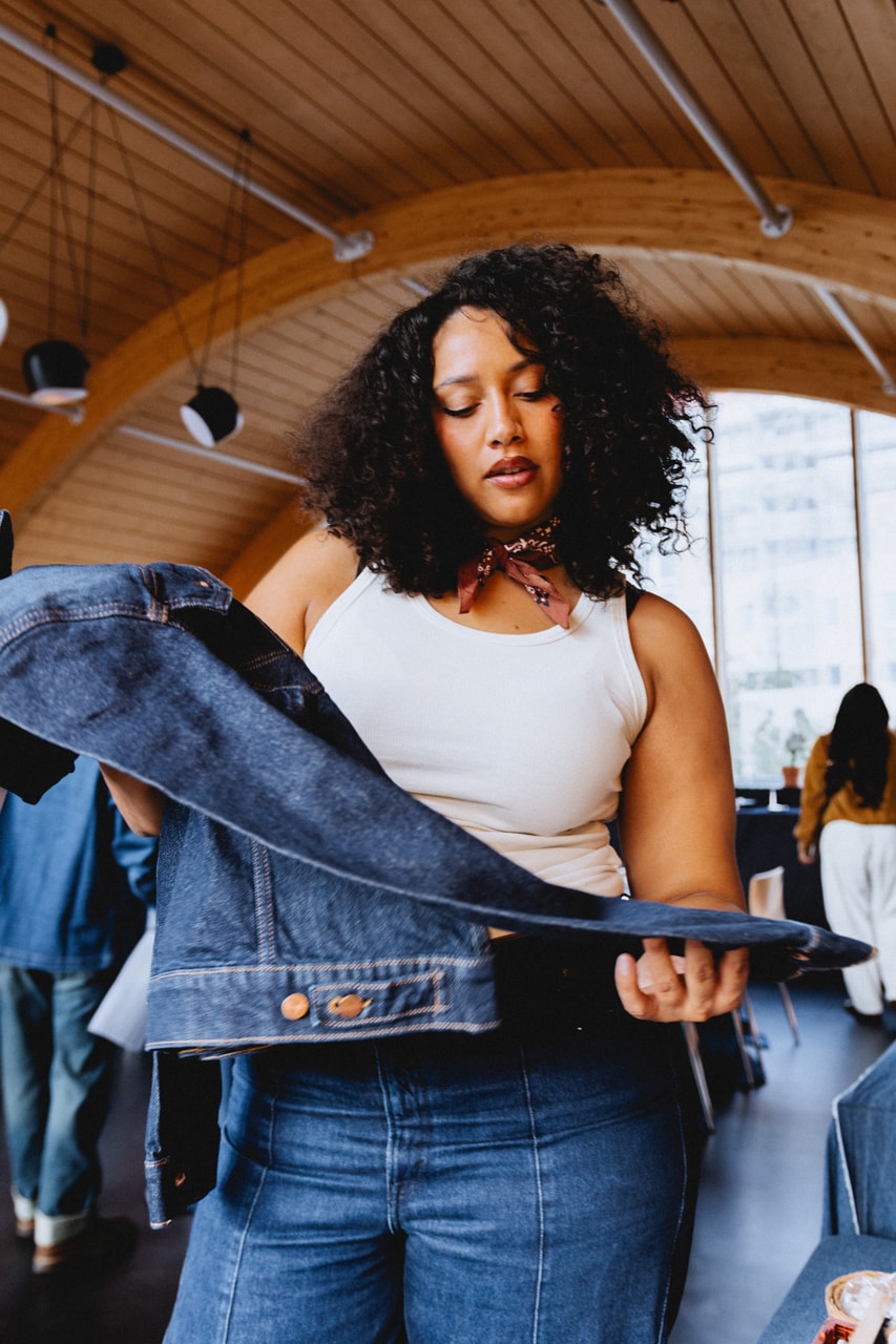 Wrangler hypebae paris fashion week events bae-bae-q western uniform collection range denim cowboy cut jeans la table vert 