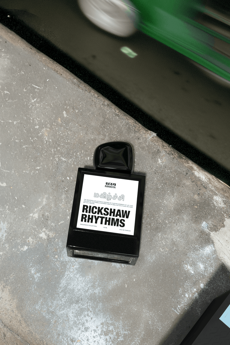 rahasya, singapore, india, fragrances, perfume, black bottles,